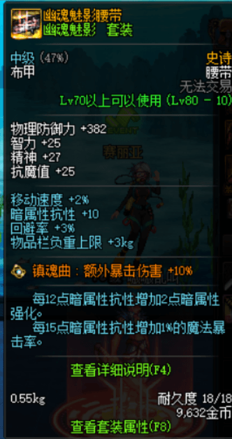 套装名显示